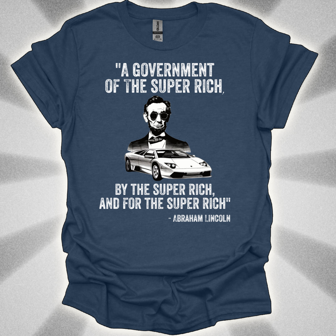 Abe Lincoln’s Billionaire Hustle Manifesto T-Shirt