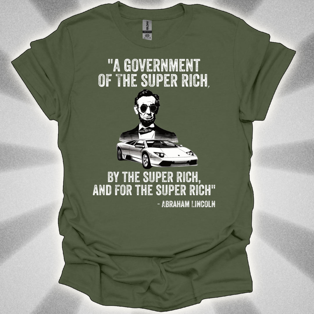 Abe Lincoln’s Billionaire Hustle Manifesto T-Shirt