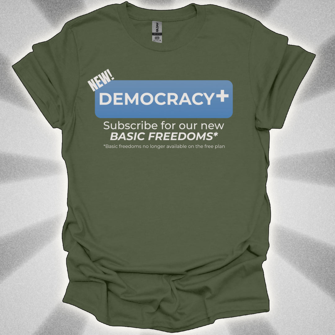 Democracy+ Premium Tee: Freedom Reinvented!