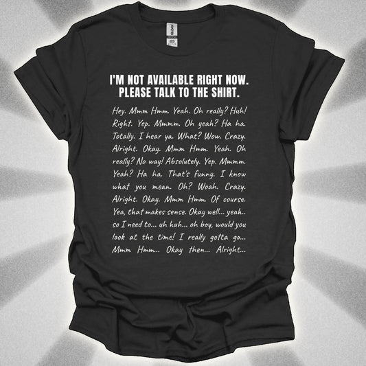 Automatic Conversation Shirt – The Ultimate One-Sided Chat Solution