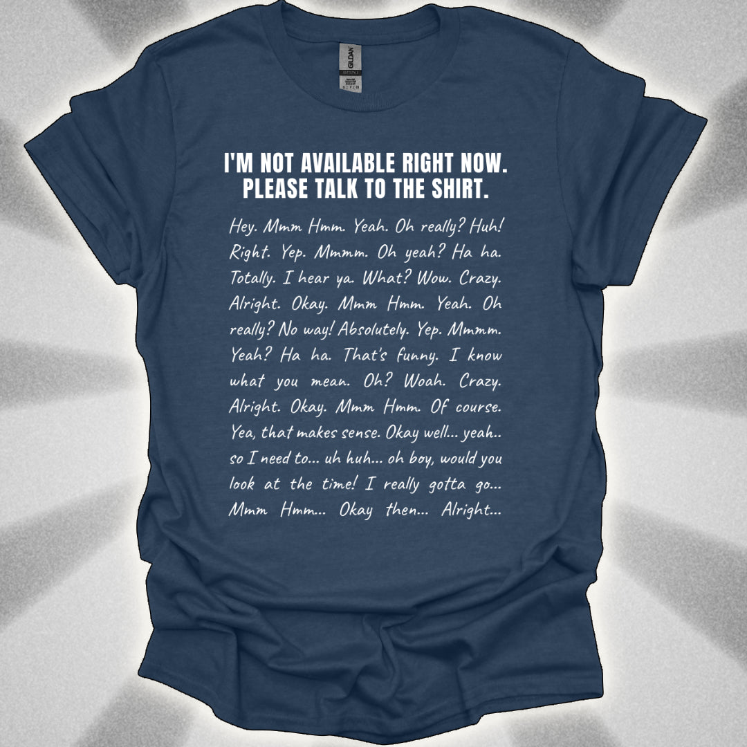 Automatic Conversation Shirt – The Ultimate One-Sided Chat Solution