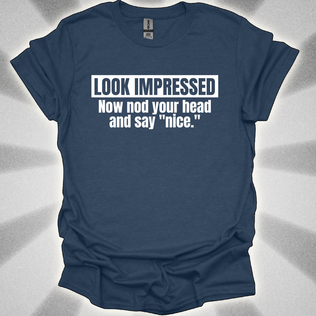 Look Impressed. Now Nod Your Head and Say ‘Nice.’ Interactive Approval Shirt