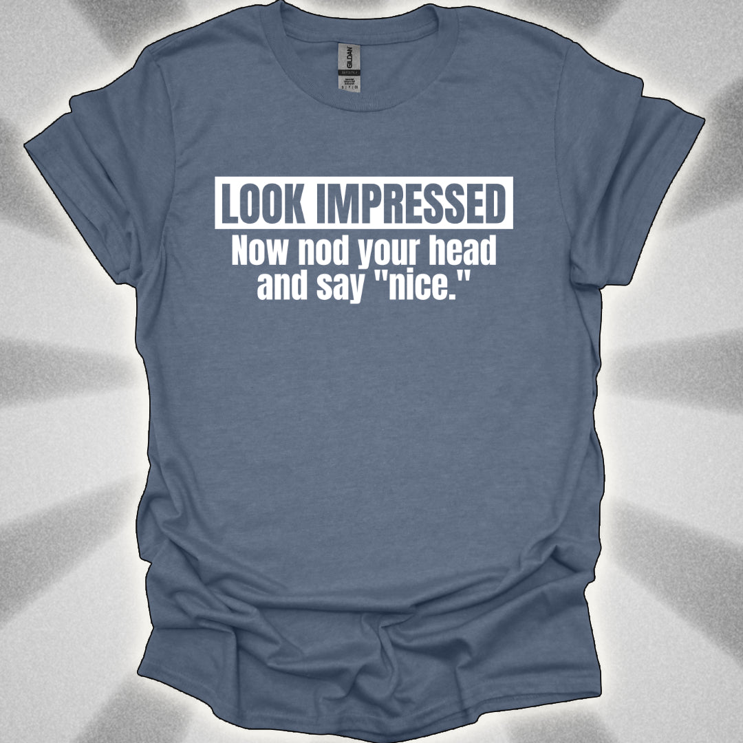 Look Impressed. Now Nod Your Head and Say ‘Nice.’ Interactive Approval Shirt