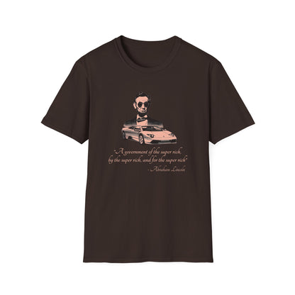 Abe Lincoln’s Billionaire Hustle Manifesto T-Shirt