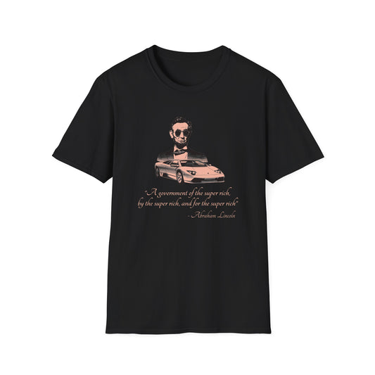 Abe Lincoln’s Billionaire Hustle Manifesto T-Shirt