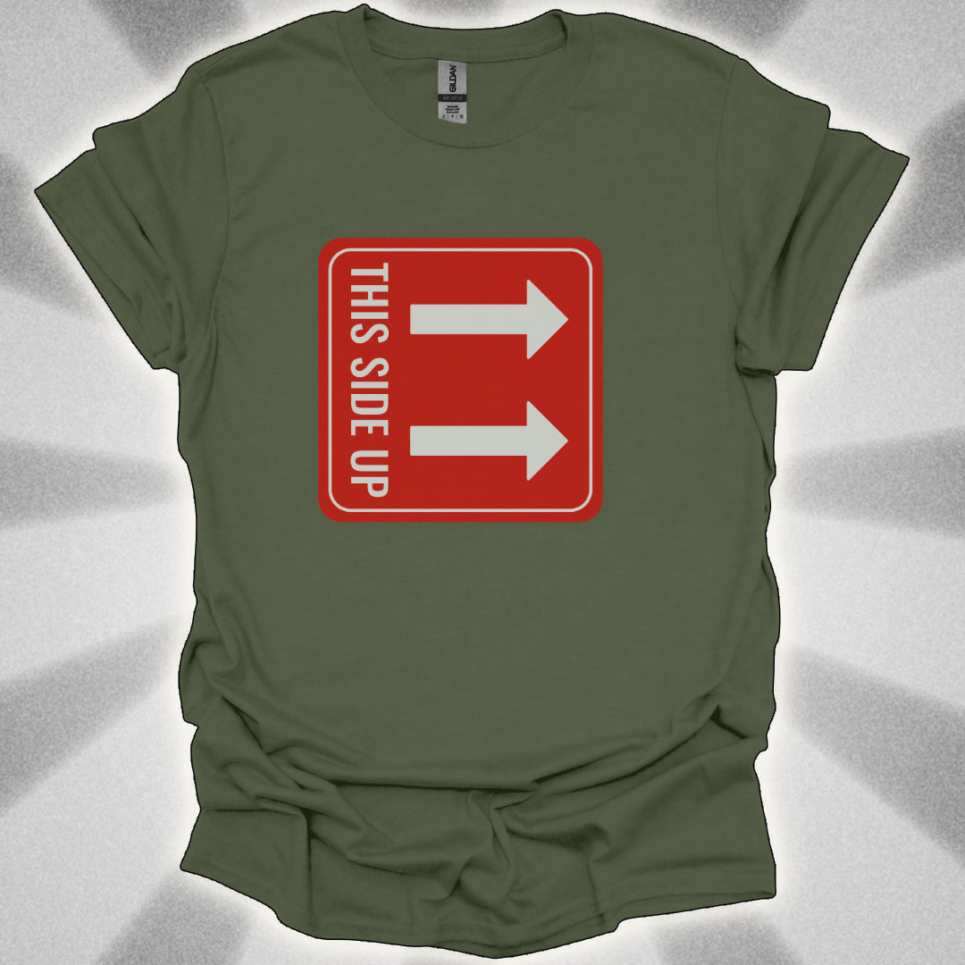 This Side Up. Absurd Shirt