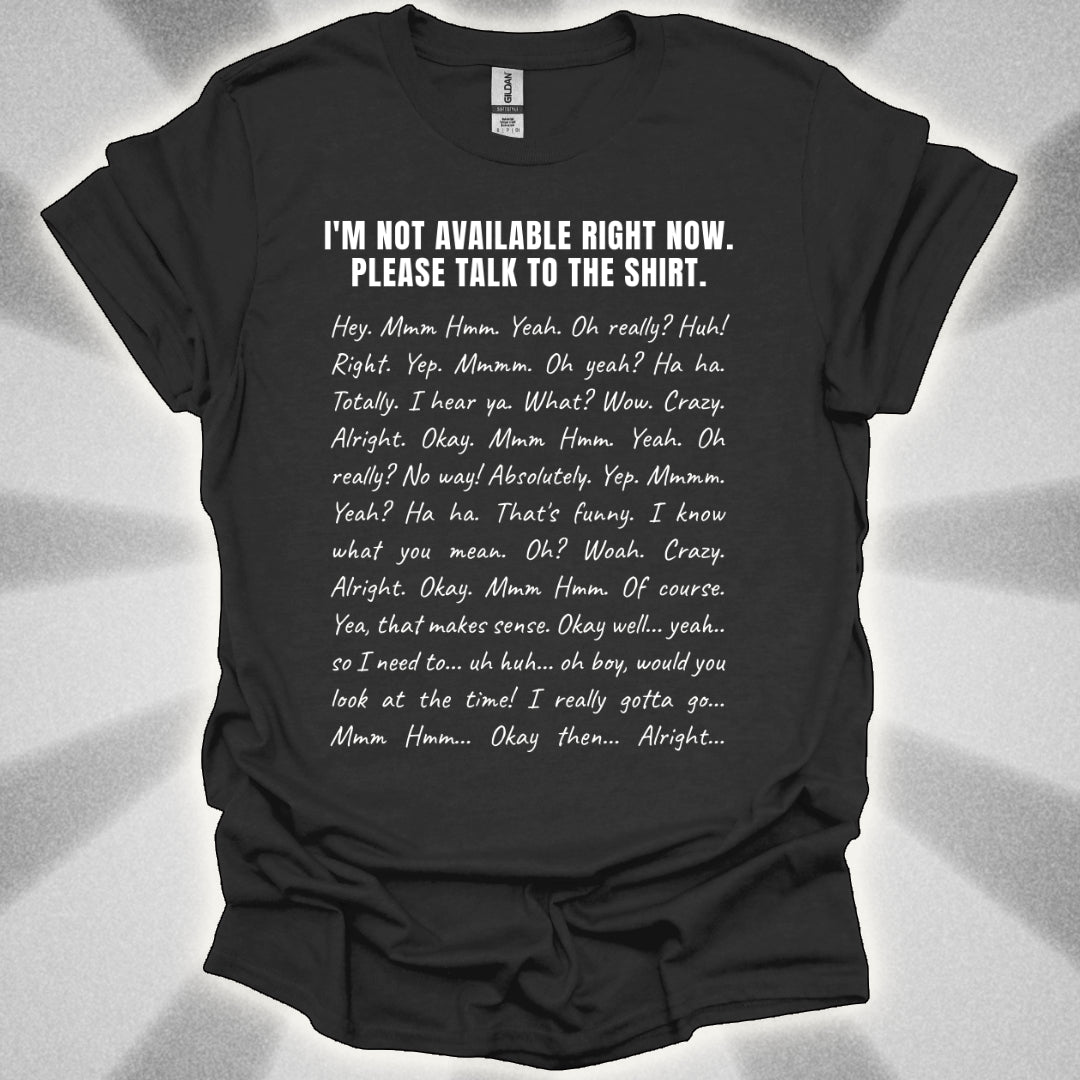 Automatic Conversation Shirt – The Ultimate One-Sided Chat Solution