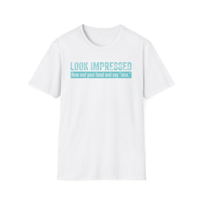 Look Impressed. Now Nod Your Head and Say ‘Nice.’ Interactive Approval Shirt