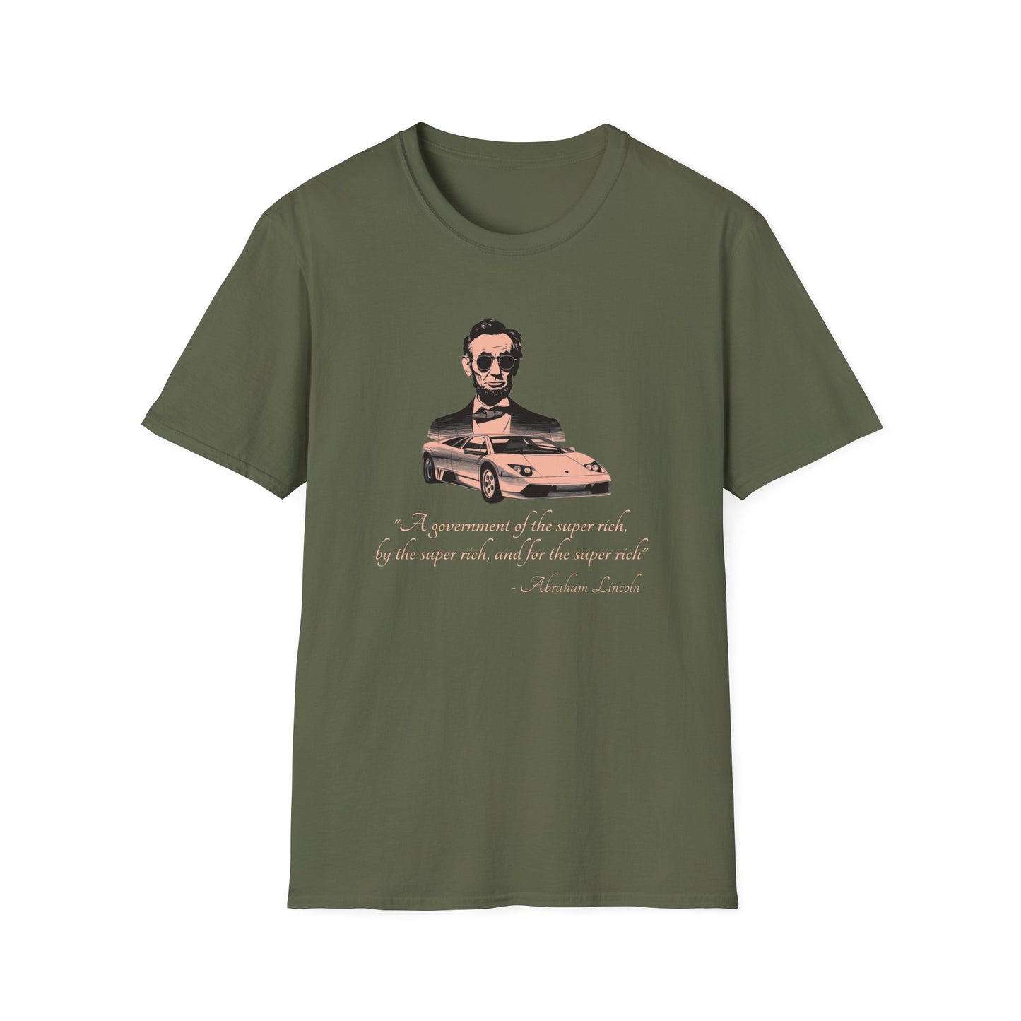 Abe Lincoln’s Billionaire Hustle Manifesto T-Shirt