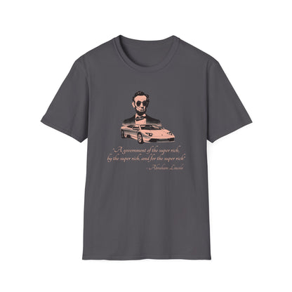 Abe Lincoln’s Billionaire Hustle Manifesto T-Shirt